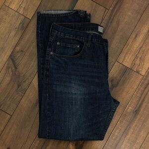 Wrangler Men's Deep Indigo Straight Jeans